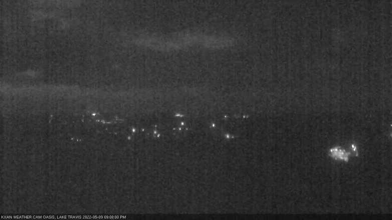 Lake Travis webcam, May 9, 2022 9:00 PM CT