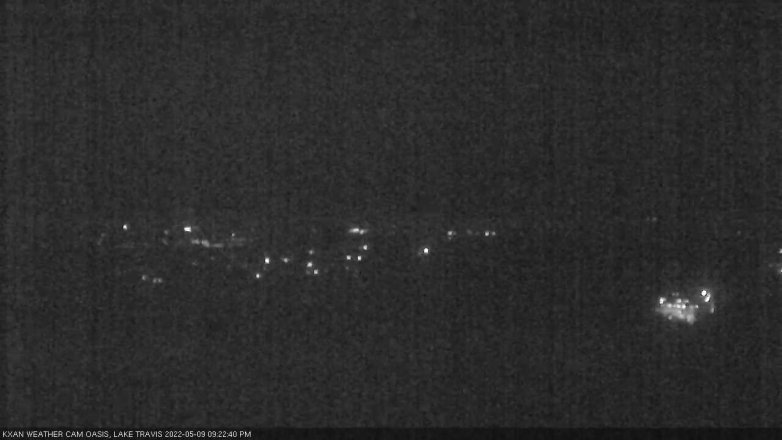 Lake Travis webcam, May 9, 2022 9:25 PM CT