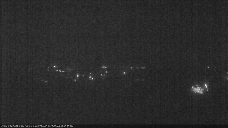 Lake Travis webcam, May 9, 2022 9:45 PM CT
