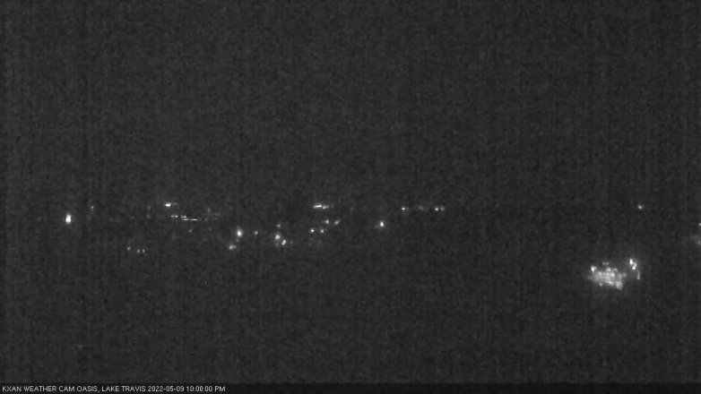 Lake Travis webcam, May 9, 2022 10:00 PM CT