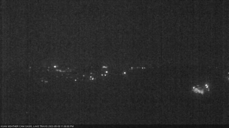 Lake Travis webcam, May 9, 2022 11:00 PM CT