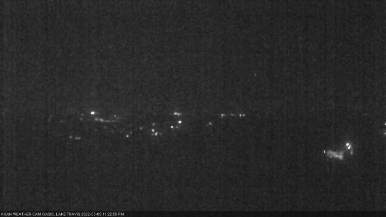 Lake Travis webcam, May 9, 2022 11:25 PM CT