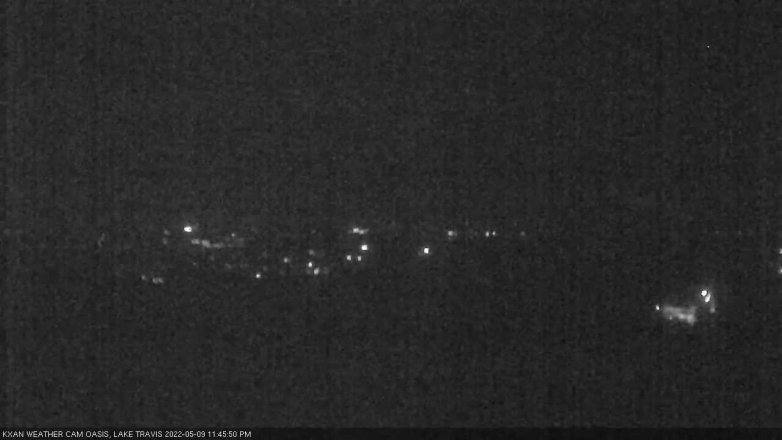 Lake Travis webcam, May 9, 2022 11:45 PM CT