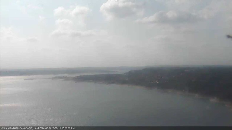 Lake Travis webcam, May 10, 2022 5:00 PM CT