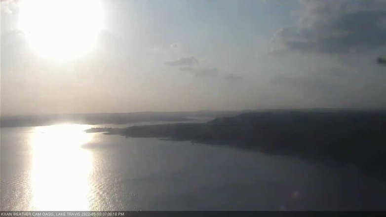 Lake Travis webcam, May 10, 2022 7:00 PM CT