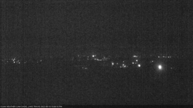 Lake Travis webcam, May 10, 2022 10:00 PM CT