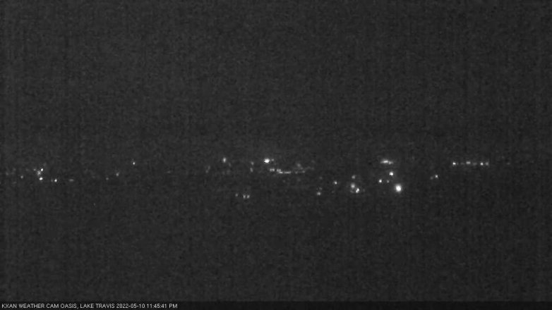 Lake Travis webcam, May 10, 2022 11:45 PM CT