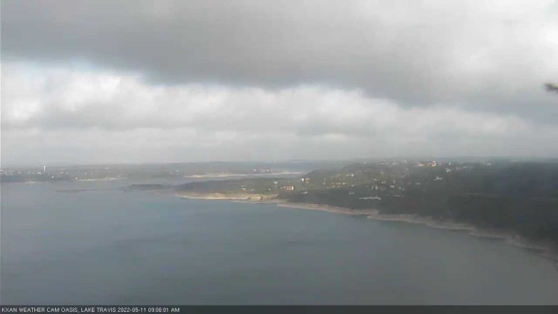 Lake Travis webcam, May 11, 2022 9:00 AM CT