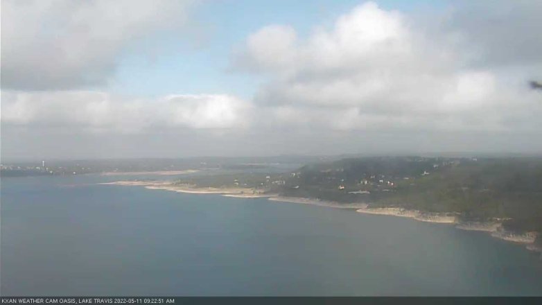 Lake Travis webcam, May 11, 2022 9:25 AM CT