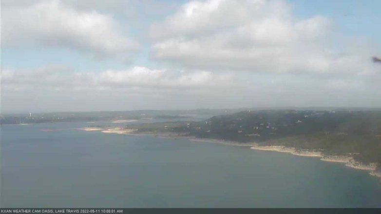Lake Travis webcam, May 11, 2022 10:00 AM CT