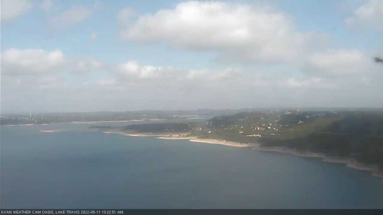 Lake Travis webcam, May 11, 2022 10:25 AM CT
