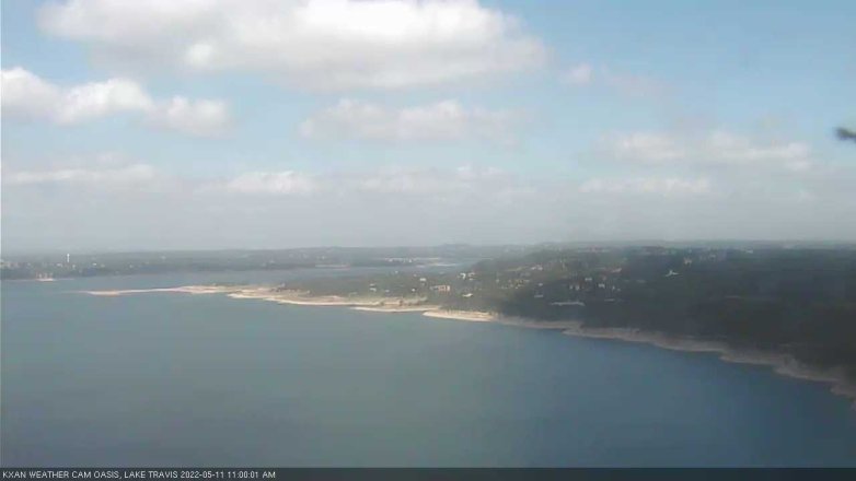 Lake Travis webcam, May 11, 2022 11:00 AM CT