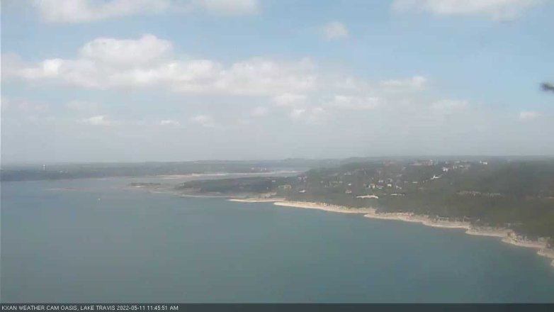 Lake Travis webcam, May 11, 2022 11:45 AM CT