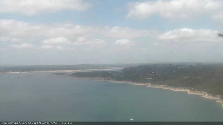 Lake Travis webcam, May 11, 2022 12:00 PM CT