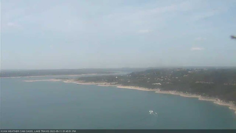 Lake Travis webcam, May 11, 2022 1:45 PM CT