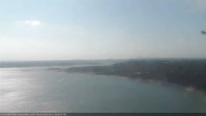 Lake Travis webcam, May 11, 2022 5:00 PM CT