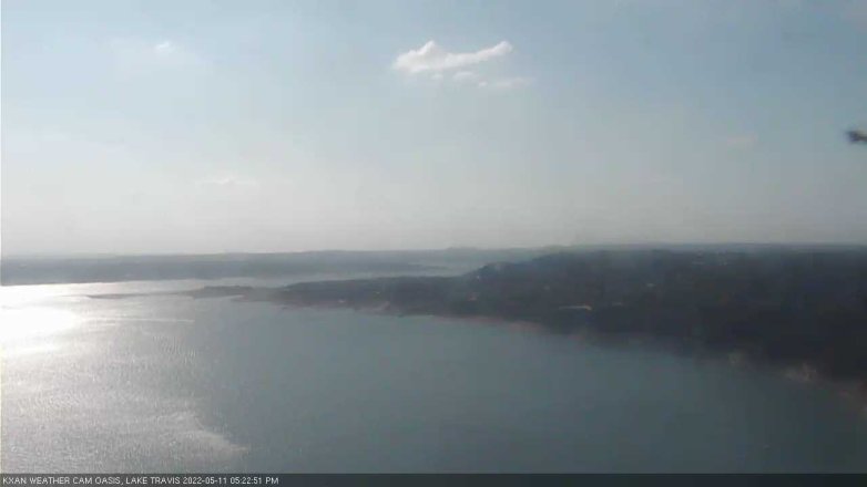 Lake Travis webcam, May 11, 2022 5:25 PM CT