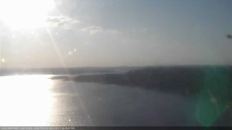 Lake Travis webcam, May 11, 2022 6:25 PM CT