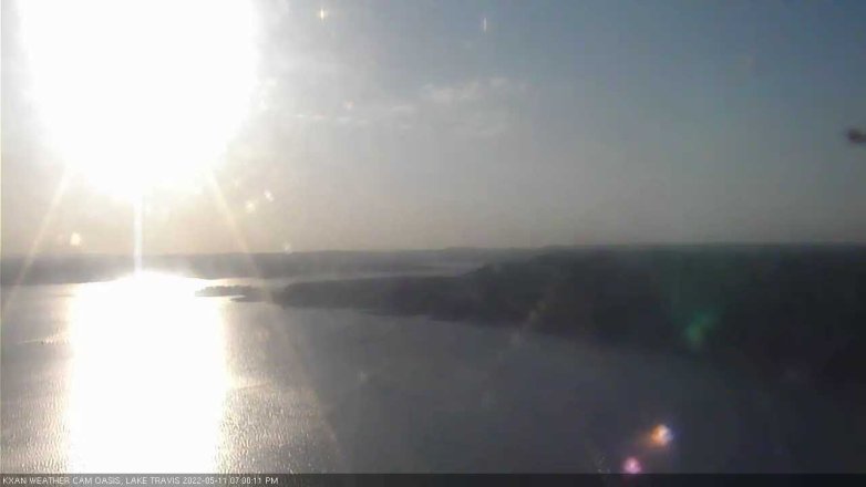 Lake Travis webcam, May 11, 2022 7:00 PM CT