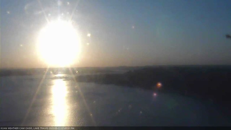 Lake Travis webcam, May 11, 2022 7:45 PM CT