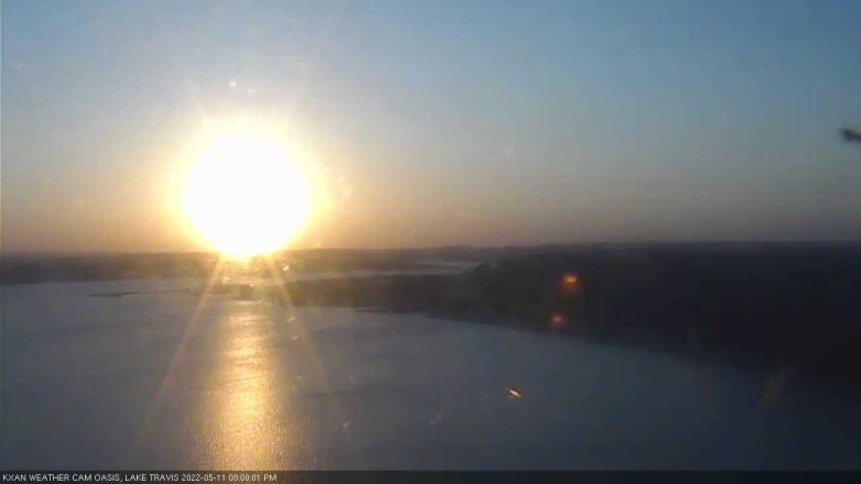 Lake Travis webcam, May 11, 2022 8:00 PM CT