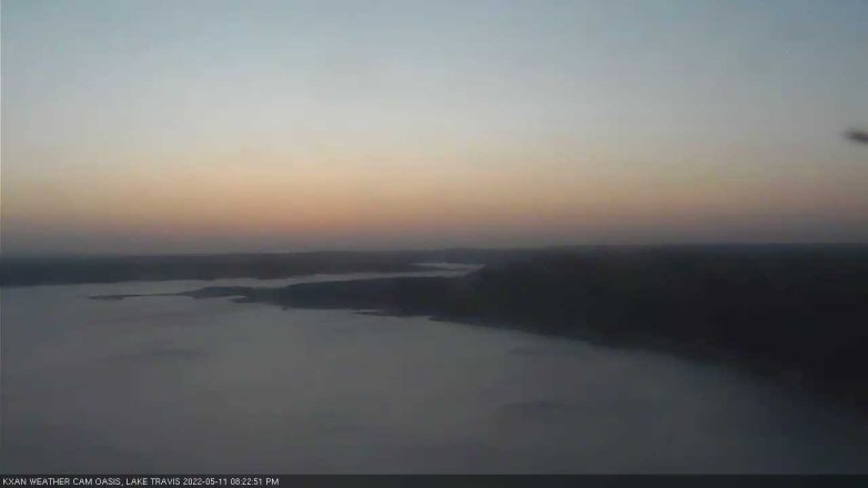 Lake Travis webcam, May 11, 2022 8:25 PM CT