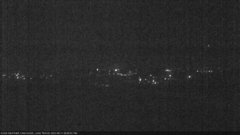 Lake Travis webcam, May 11, 2022 9:45 PM CT