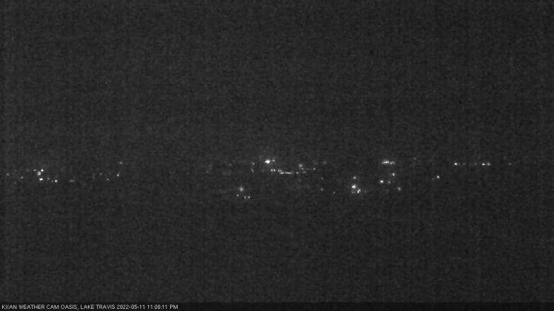 Lake Travis webcam, May 11, 2022 11:00 PM CT