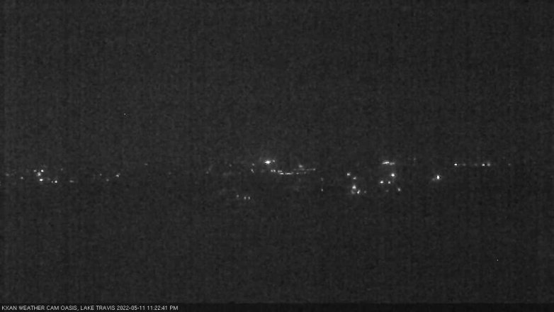 Lake Travis webcam, May 11, 2022 11:25 PM CT