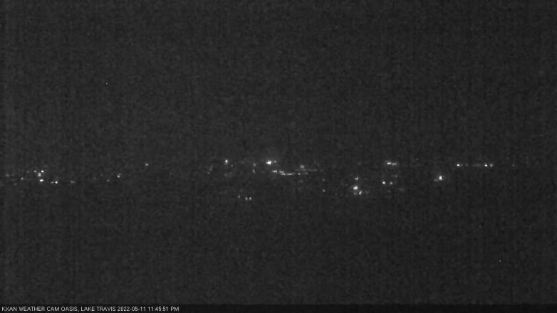 Lake Travis webcam, May 11, 2022 11:45 PM CT