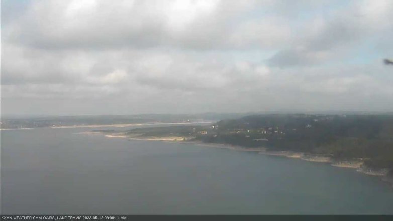 Lake Travis webcam, May 12, 2022 9:00 AM CT