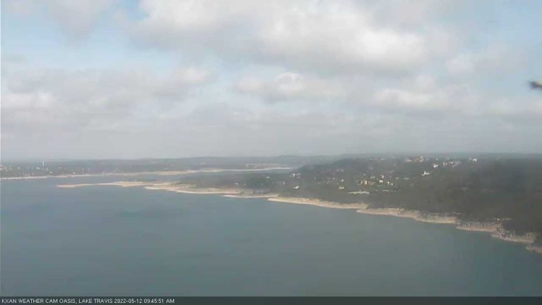 Lake Travis webcam, May 12, 2022 9:45 AM CT