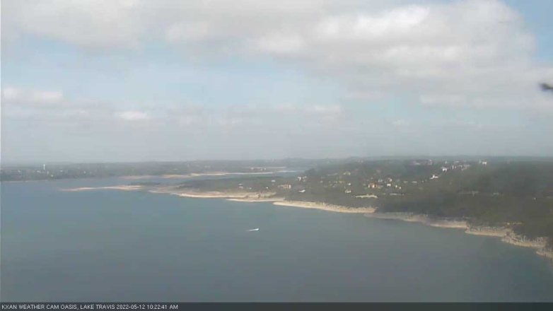 Lake Travis webcam, May 12, 2022 10:25 AM CT