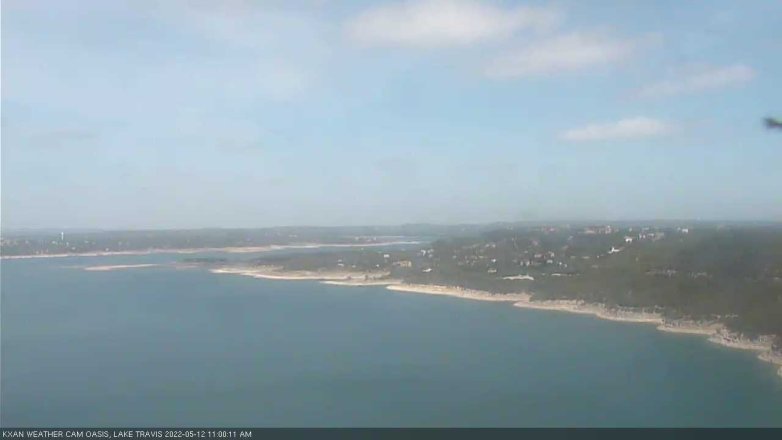 Lake Travis webcam, May 12, 2022 11:00 AM CT