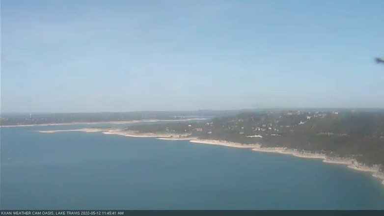 Lake Travis webcam, May 12, 2022 11:45 AM CT