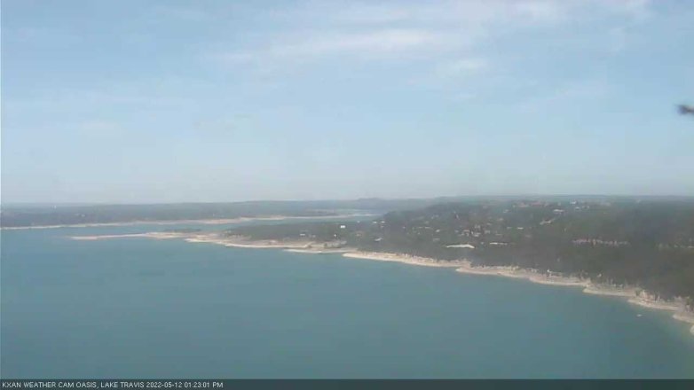 Lake Travis webcam, May 12, 2022 1:25 PM CT