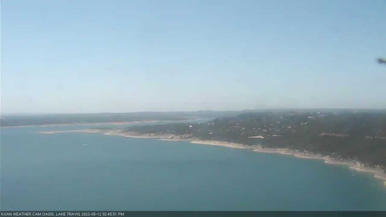 Lake Travis webcam, May 12, 2022 2:45 PM CT