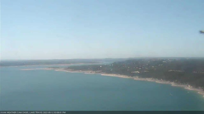 Lake Travis webcam, May 12, 2022 3:00 PM CT