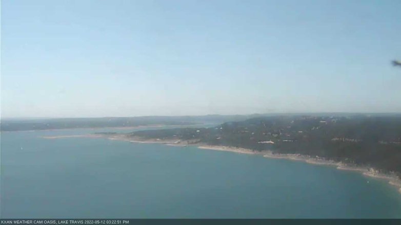 Lake Travis webcam, May 12, 2022 3:25 PM CT