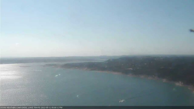 Lake Travis webcam, May 12, 2022 5:00 PM CT