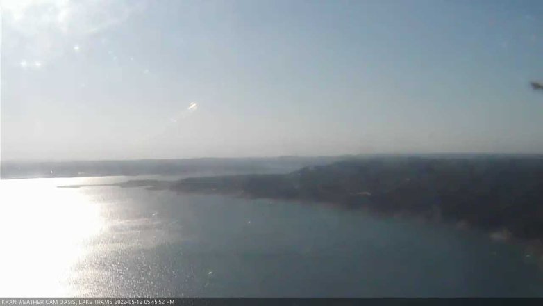 Lake Travis webcam, May 12, 2022 5:45 PM CT