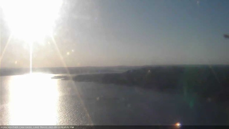 Lake Travis webcam, May 12, 2022 6:45 PM CT