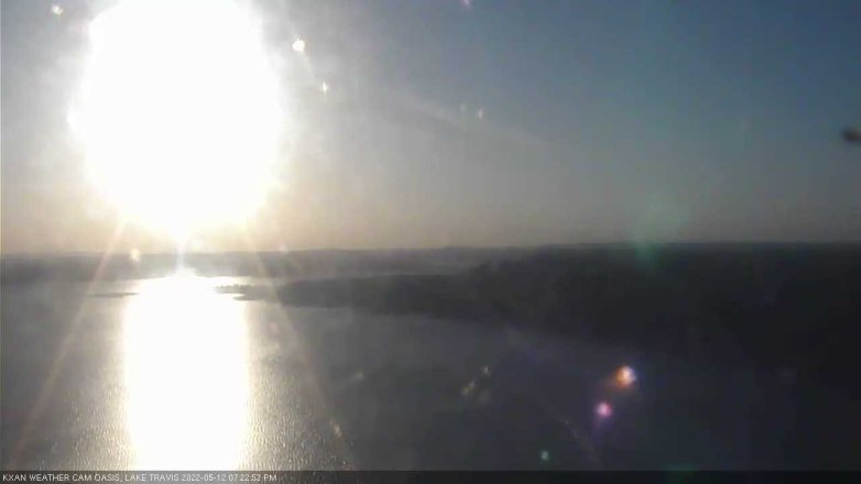 Lake Travis webcam, May 12, 2022 7:25 PM CT