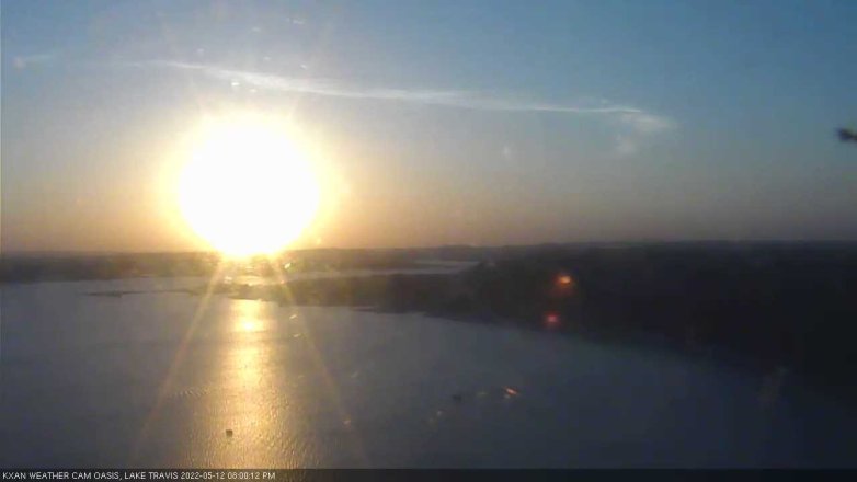 Lake Travis webcam, May 12, 2022 8:00 PM CT