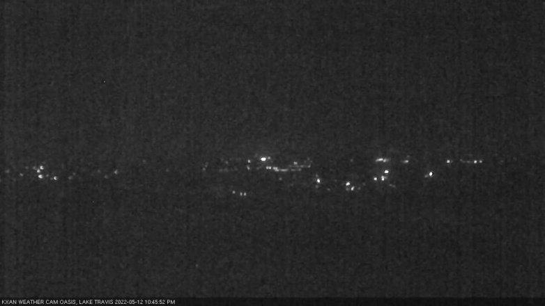 Lake Travis webcam, May 12, 2022 10:45 PM CT