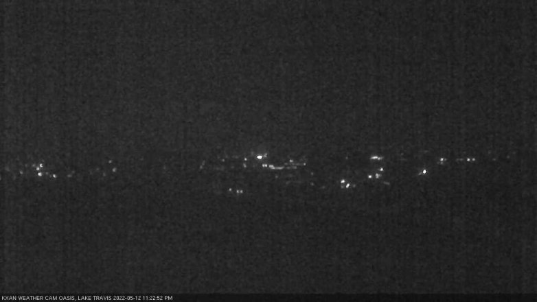 Lake Travis webcam, May 12, 2022 11:25 PM CT