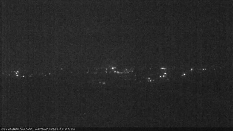 Lake Travis webcam, May 12, 2022 11:45 PM CT