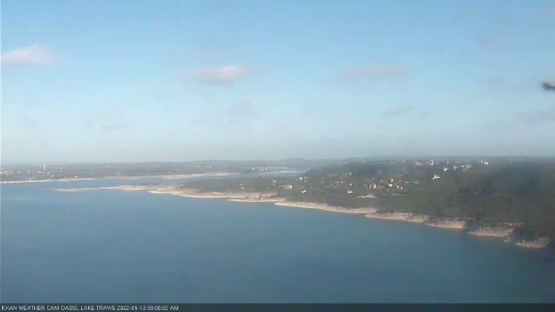 Lake Travis webcam, May 13, 2022 9:00 AM CT