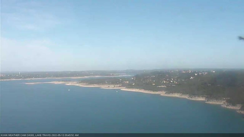 Lake Travis webcam, May 13, 2022 9:45 AM CT