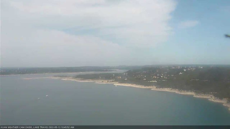 Lake Travis webcam, May 13, 2022 10:45 AM CT